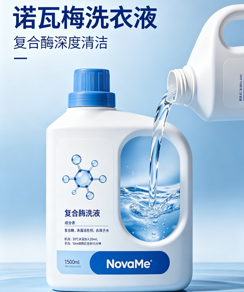 诺瓦酶在洗衣液配方中添加比例
